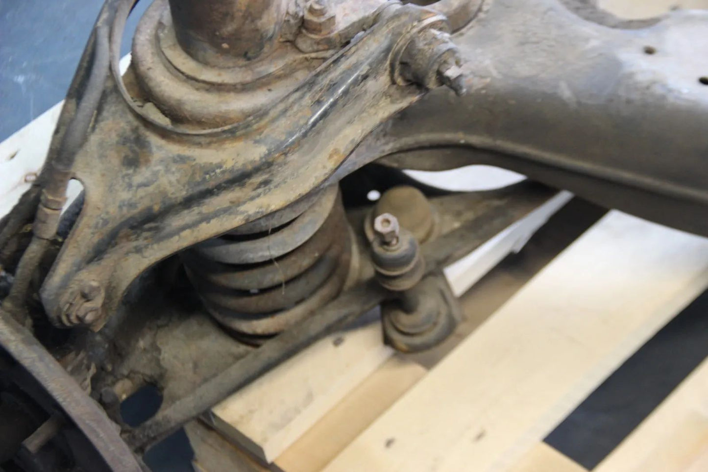 Original Mercedes 190SL Vorderachse Vorderachsträger Lenkgetriebe Komplett