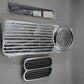Original BMW E10 2002 ti tii Ziergitter links + rechts chrom Mitte chrom/schwarz 1808473 1808474 1801577
