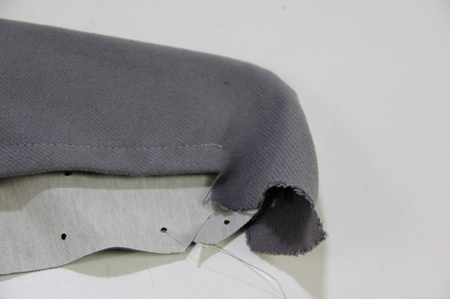 Original BMW E30 3er 316i-325i M3 Sportsitz Bezug Wange Oben Rechts Grau Stoff