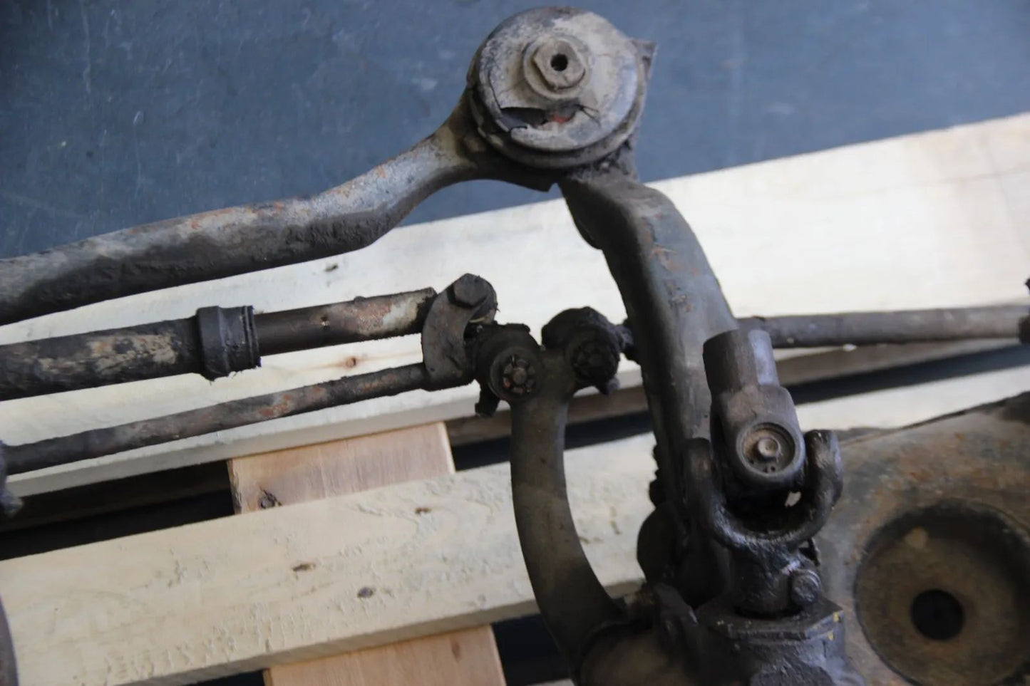 Original Mercedes 190SL Vorderachse Vorderachsträger Lenkgetriebe Komplett