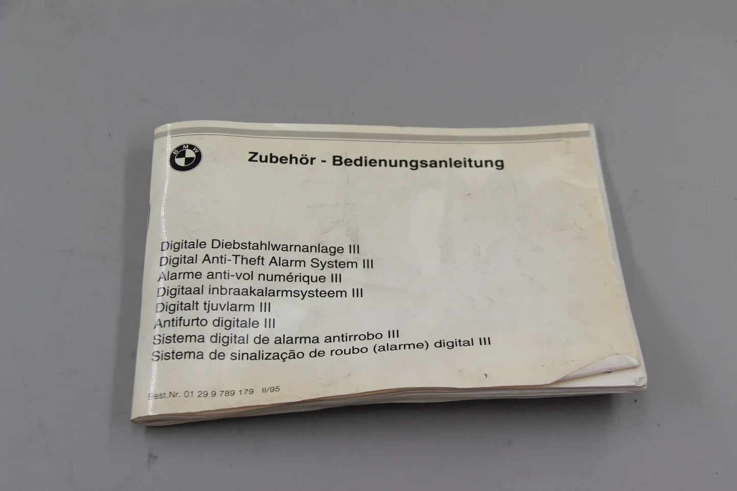 Original BMW E36 Nachrüstsatz Alarmanlage System III 82919404757