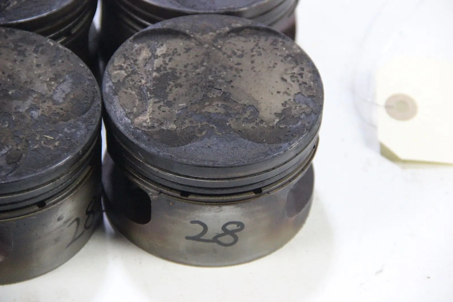 Original BMW E30 320is S14 S14b20 2.0 4x Kolben Mahle Satz 93,335mm Piston