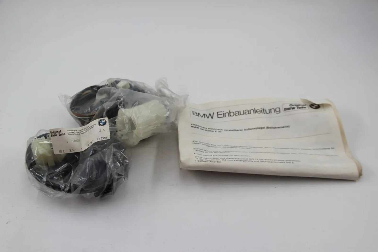 BMW E30 3er 316i-325i Nachrüstsatz Elektr.Aussenspiegel rechts NOS 51169058524