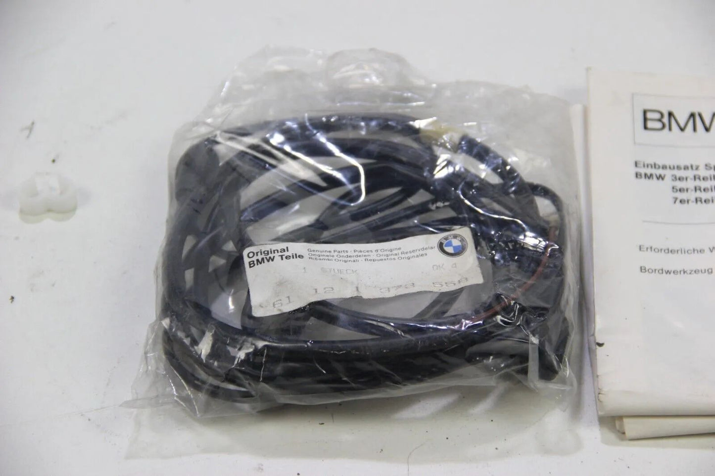 BMW E30 -9/86 316i-325i VFL Scheibenwaschdüsen Heizbar Nachrüst NOS 61669057475