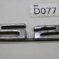 Original BMW E12 Modellbezeichnung Schriftzug Badge 520 Kofferraumklappe