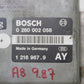 Original BMW E32 E34 Getriebe Steuergerät ECU 0260002058 Steuerung Module GCU