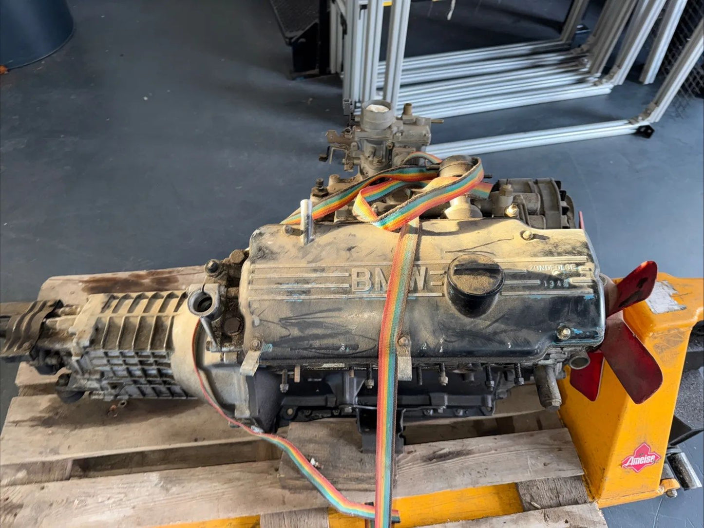 BMW E21 316 E10 1602 02 M10b16 Motor Engine Getriebe