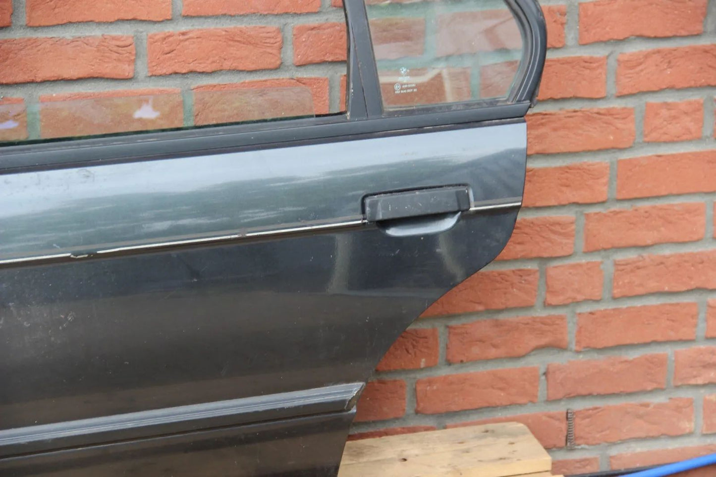 BMW E30 Limo/Touring Hintertür links 4-Türer mit Fensterheber Diamantschwarz 3er