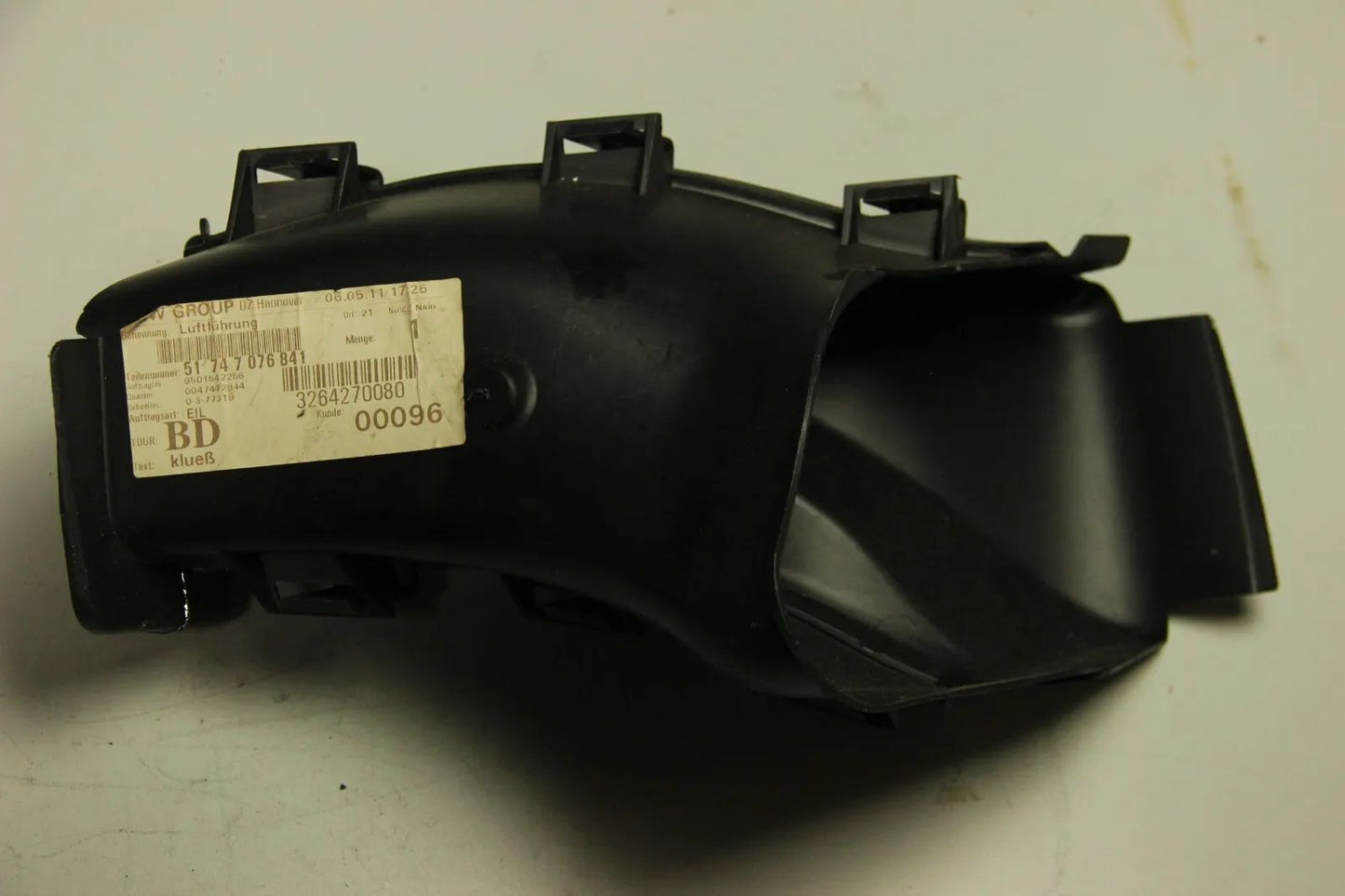 BMW 1er E87 Bremsluftkanal Luftführung Luft Links NEU 51747076841