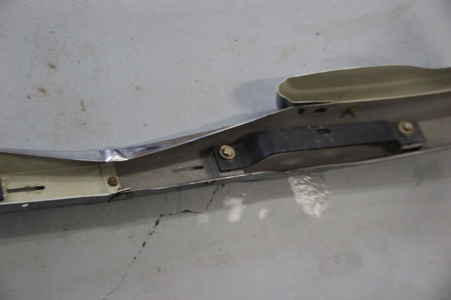 Original Mercedes W108 W109 S-Klasse Stoßstange Hinten Chrom o.Gummi Rear Bumper