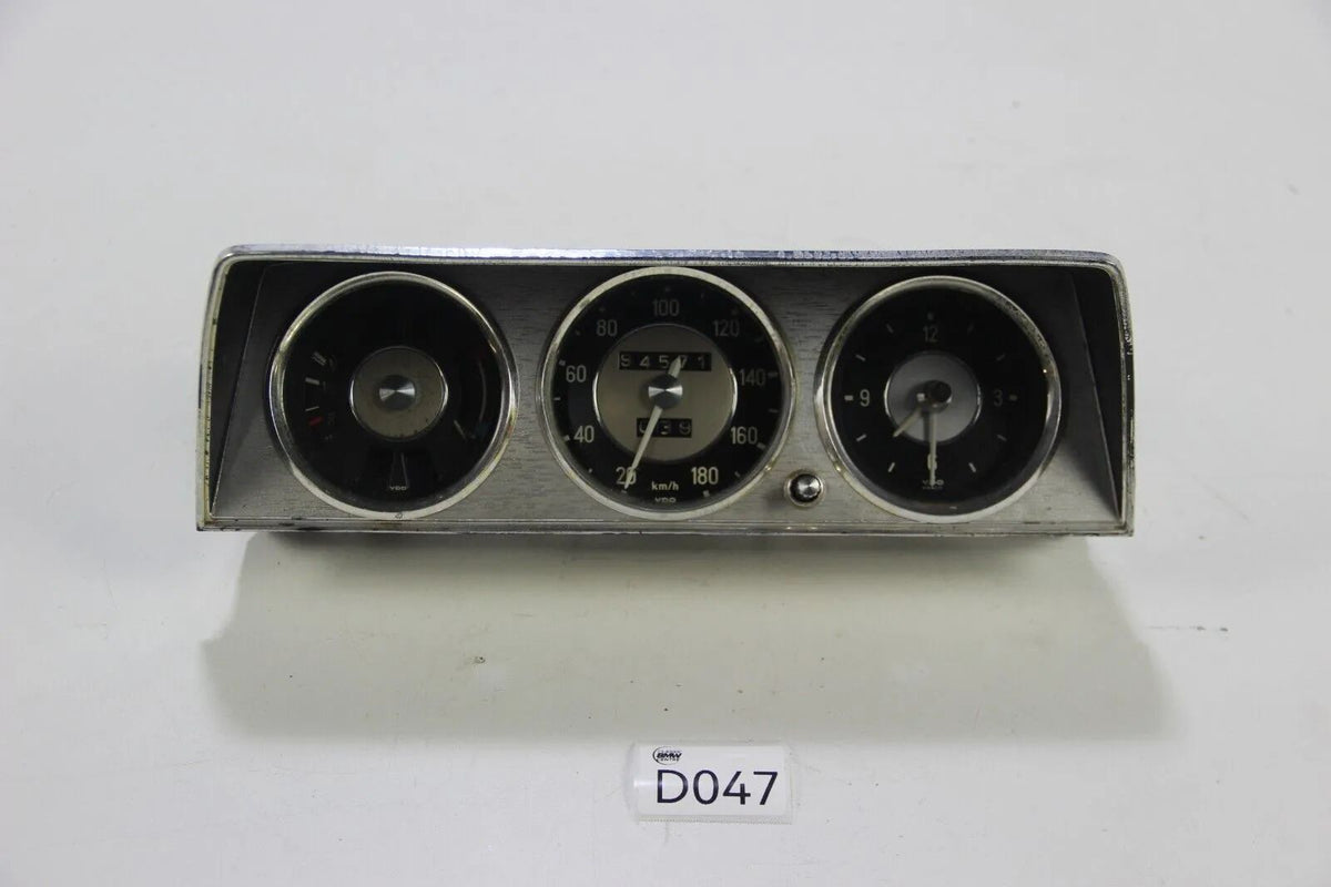 Original BMW 1600/2  Kombiinstrument Tacho 6V 1966 Chrom Cluster Speedometer