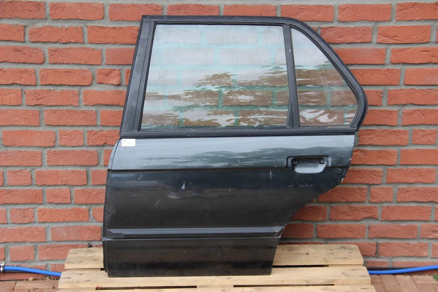 BMW E30 Limo/Touring Hintertür links 4-Türer mit Fensterheber Diamantschwarz