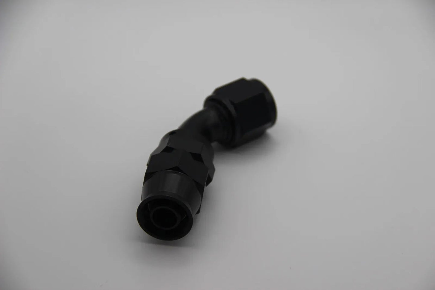 AN10 Alu Fitting 45 Grad NEU Dash10 Winkel schwarz Verbinder AN-10