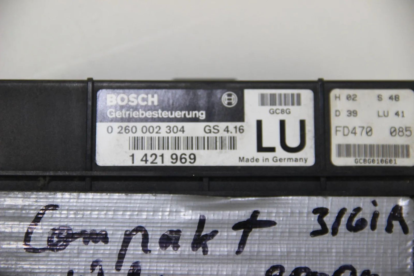 Original BMW E30 316ti Compact Getriebe Steuergerät 0260002304 GCU Steurung