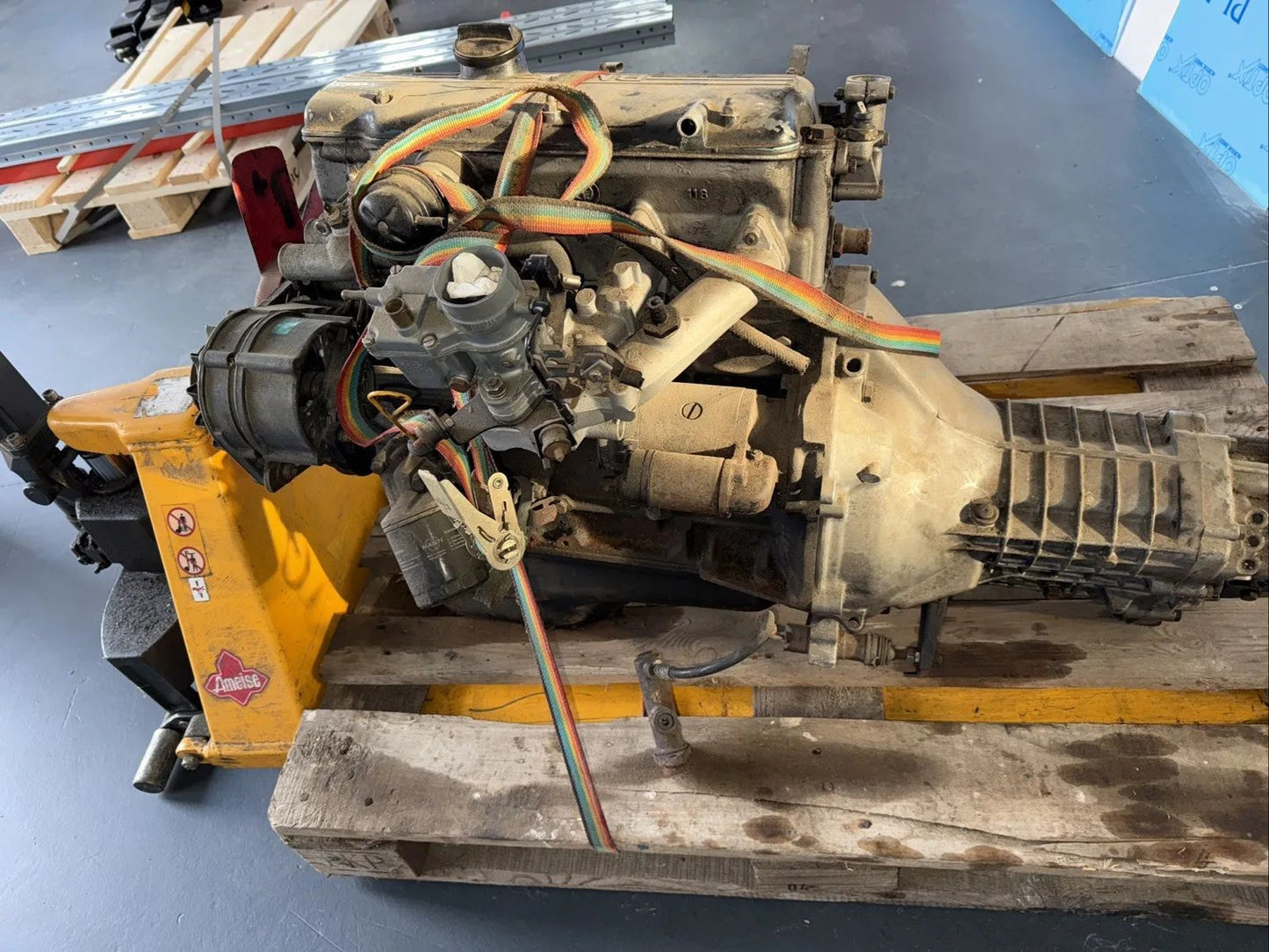 BMW E21 316 E10 1602 02 M10b16 Motor Engine Getriebe