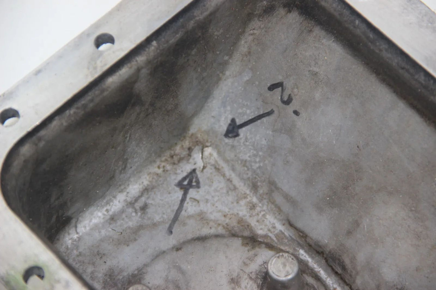 Original BMW E30 316i 318i M40 Ölwanne Oilsump Ölsumpf kleiner riss 3er