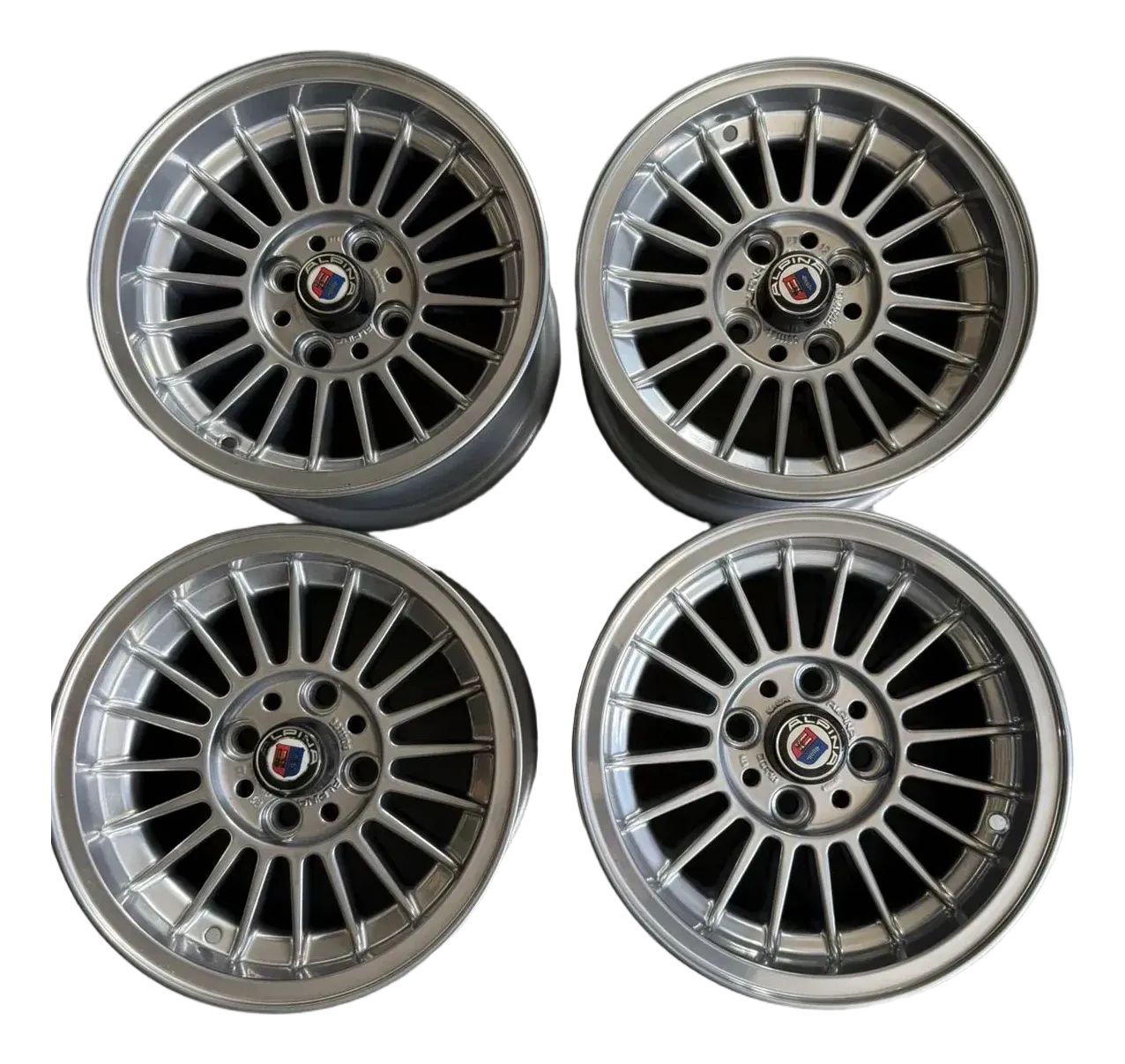 Original Alpina Alufelgen 6,5jx13 Et8 6jx13 Et12 BMW E10 1502-2002ti tii turbo