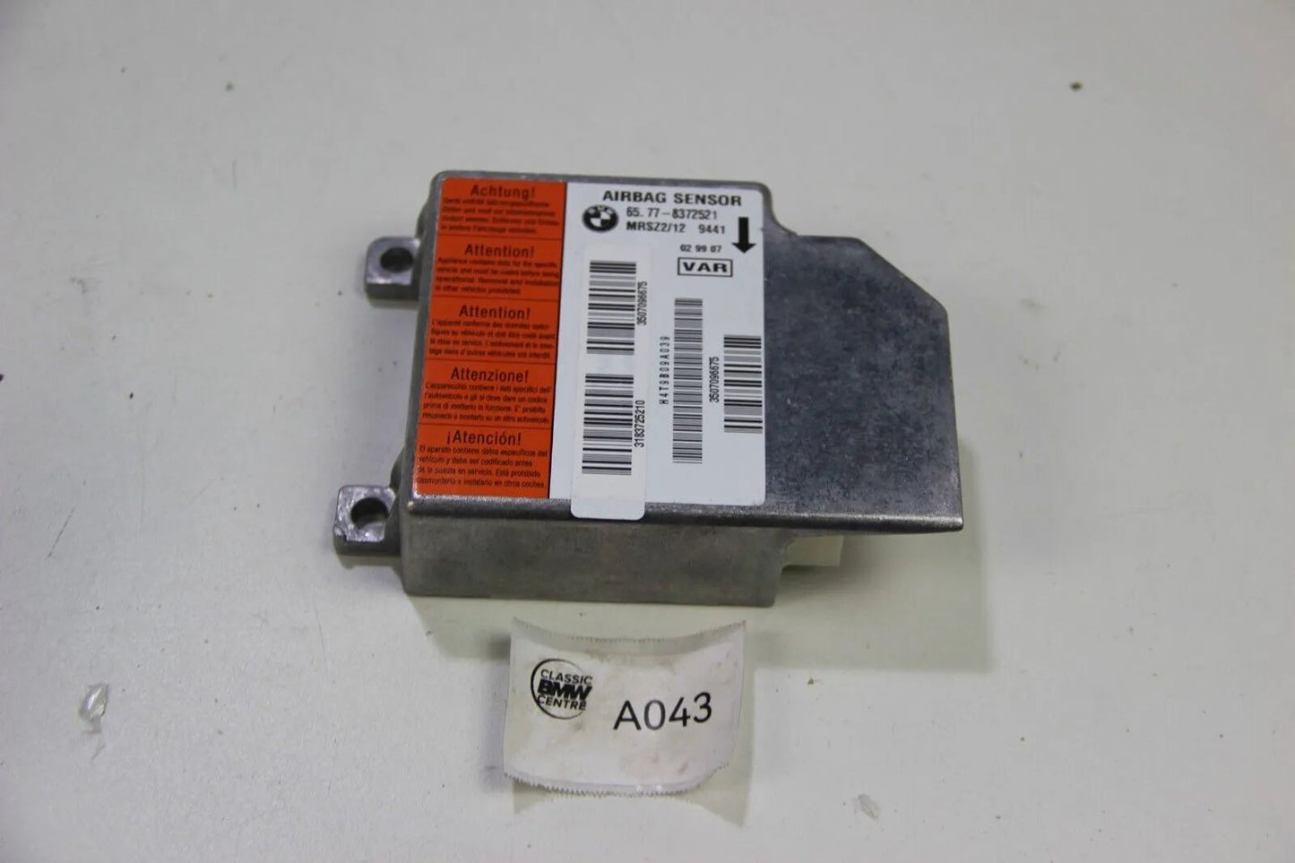 NEU BMW Original E46 E39 E38 Steuergerät Airbag/ Seitenairbag 65778372521 3er