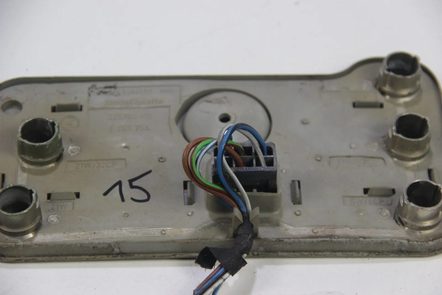 Original BMW E3 2500 2800 3.0 si Abdeckplatte mit Kontaktplatte Rechts 1353734