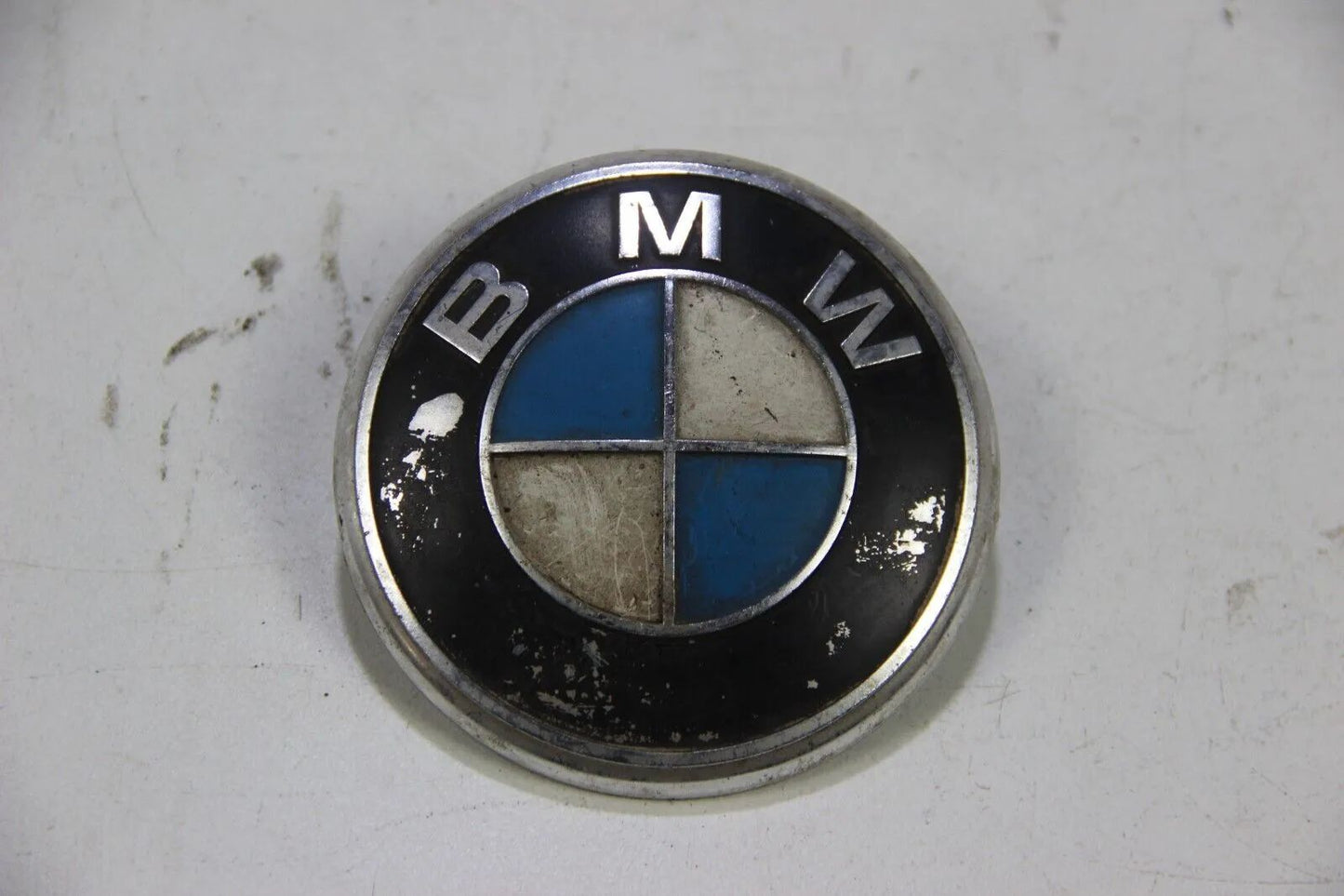 Original BMW E3 Plakette vorne Emblem 88mm Aluminium Badge OEM 00095808103