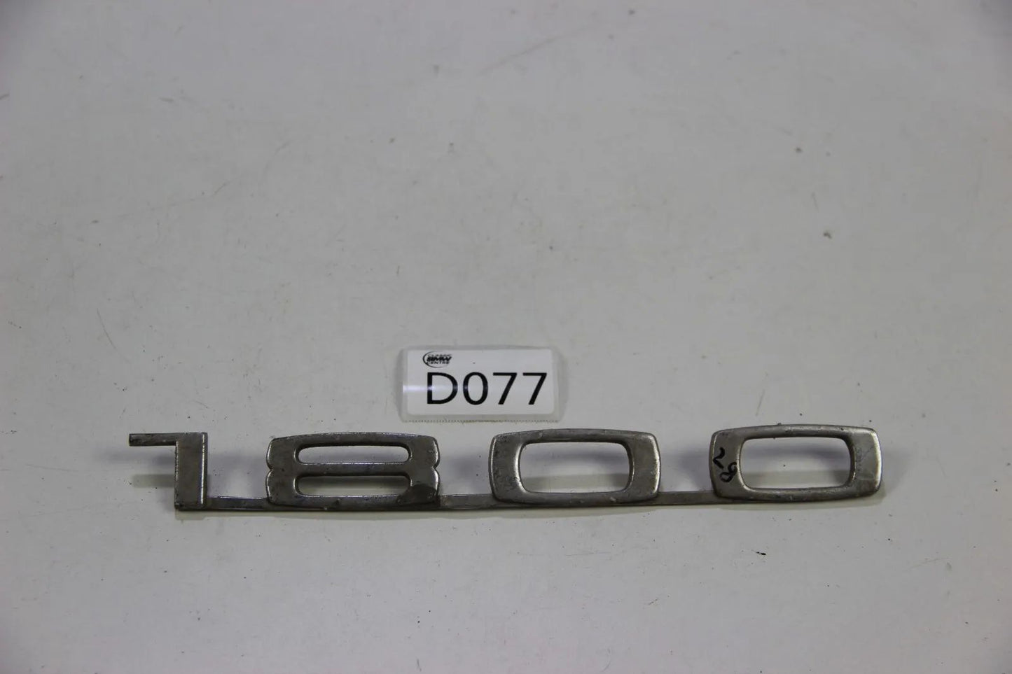 Original BMW Neue Klasse Modellbezeichnung Schriftzug Badge 1800 Kofferraum