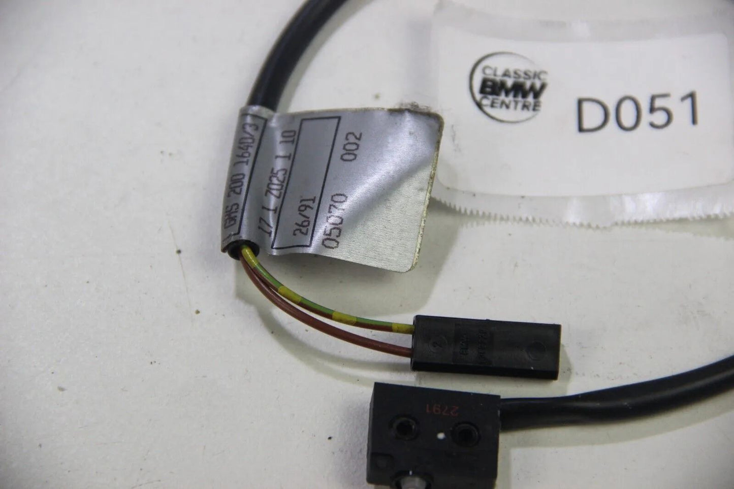 NEU Original BMW E30 320i 325i M3 Adapterkabelbaum Mikroschalter NOS 54342230557