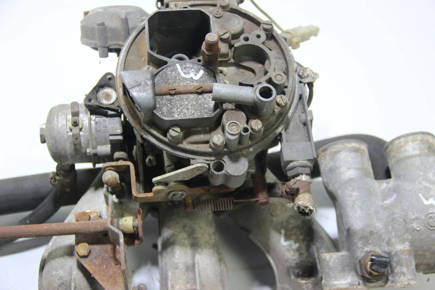 BMW M30 Oldtimer  Vergaser Ansaugbrücke Krümmer 1254376 1254375