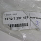 NEU ORIGINAL BMW 51127237453 F25 X3 Abdeckung hinten unten