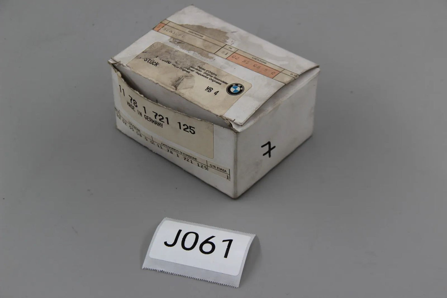 Original BMW E30 E34 Z1 Lambdasonde L=760MM 11781721125 Sensor