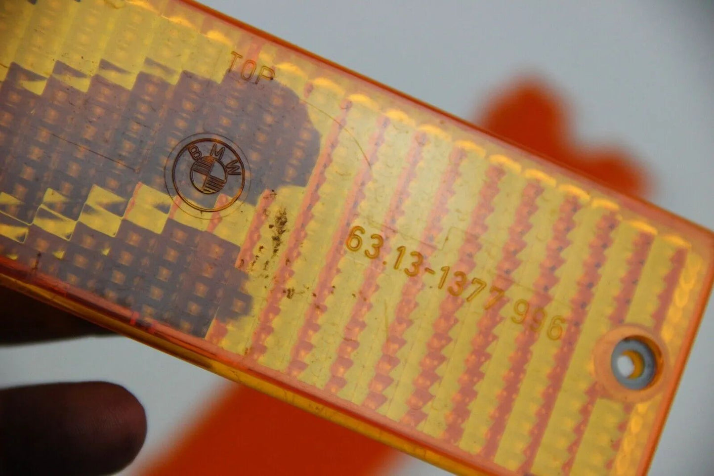 BMW E30 Blinkerglas Lichtscheibe OEM Original NEU 63131377996