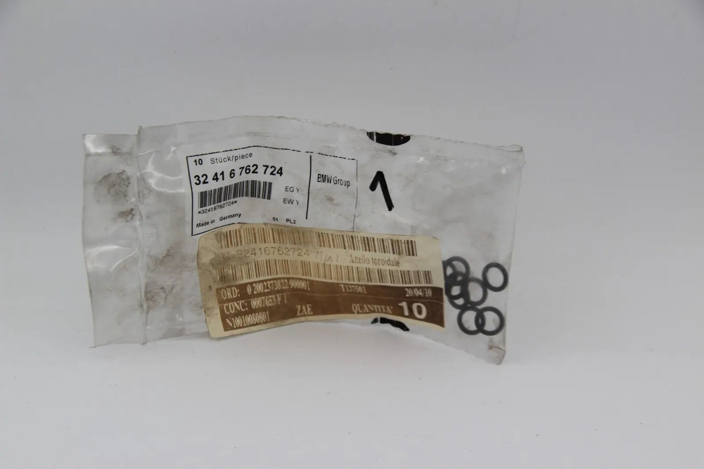 Original BMW Mini R50 R52 R53 O-Ring 8X2 NBR-90-10 Hydrolenkung 10x 32416762724