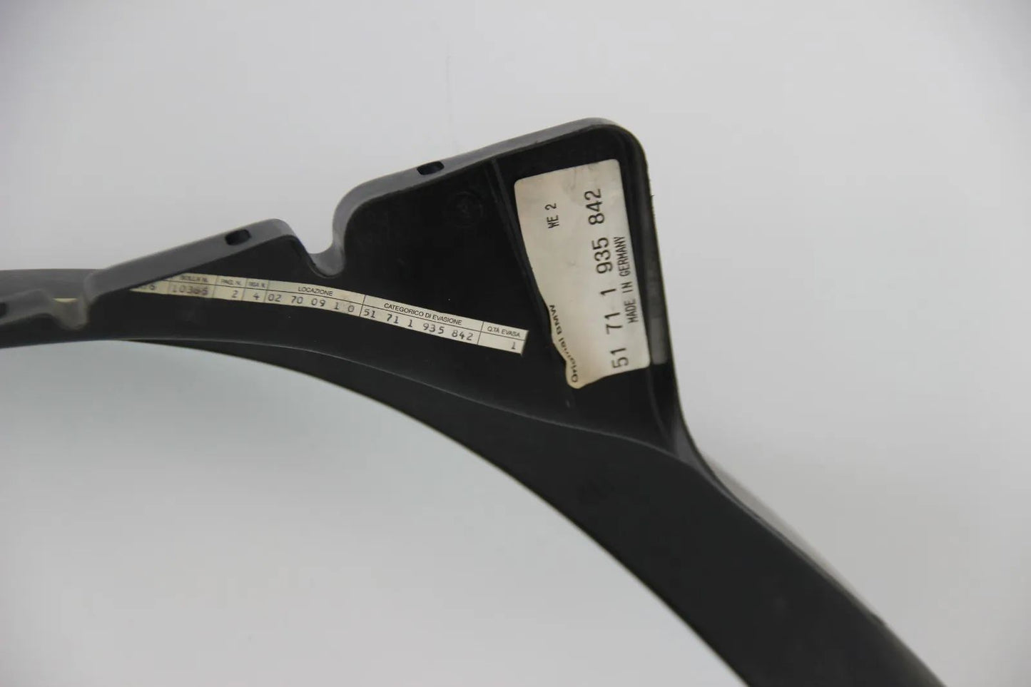 BMW E30 M3 S14 Gr.A M3 Gr.N S14 Abdeckung Radhaus vorne rechts 51711935842 Neu