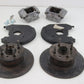 Original BMW E10 2002tii 2002ti Bremssattel Bremsscheibe Radnabe Ankerblech Satz