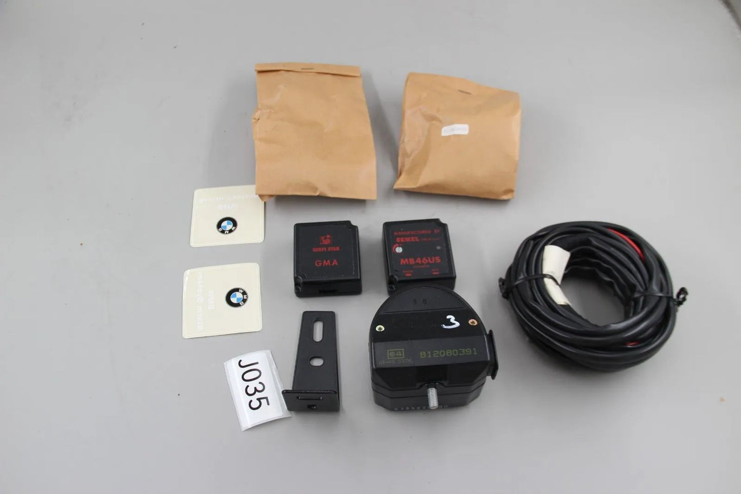 Original BMW E46 Nachrüstset Nachrüstsatz Alarmanlage NOS 99990460960