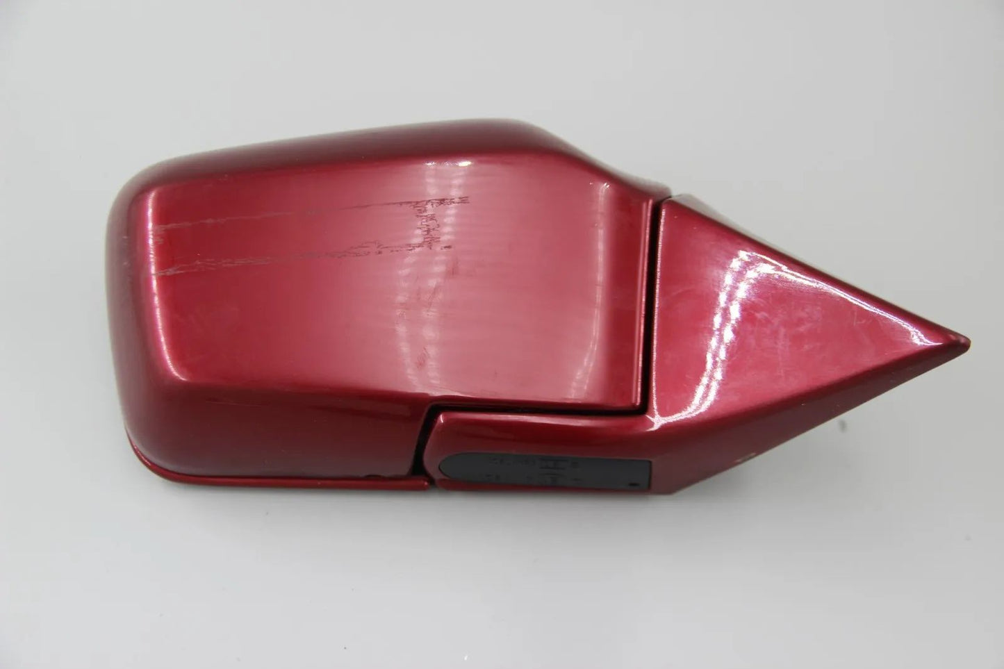 Original BMW E34 5er Aussenspiegel Spiegel elektrisch ohne Glas rechts Rot