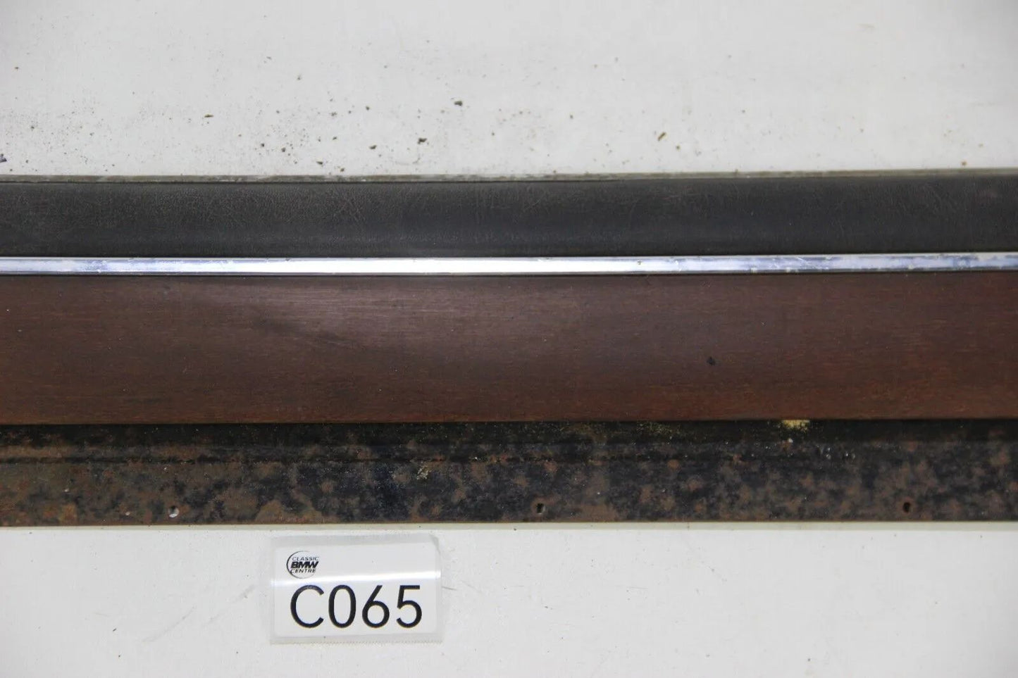 BMW E9 2.5 2.8 3.0 CSI CSL  Verkleidung Fensterschachtleiste hinten links Holz