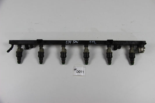 Original BMW E34 520i Einspritzleiste Fuelrail mit Injektoren  Benzin OEM 5er