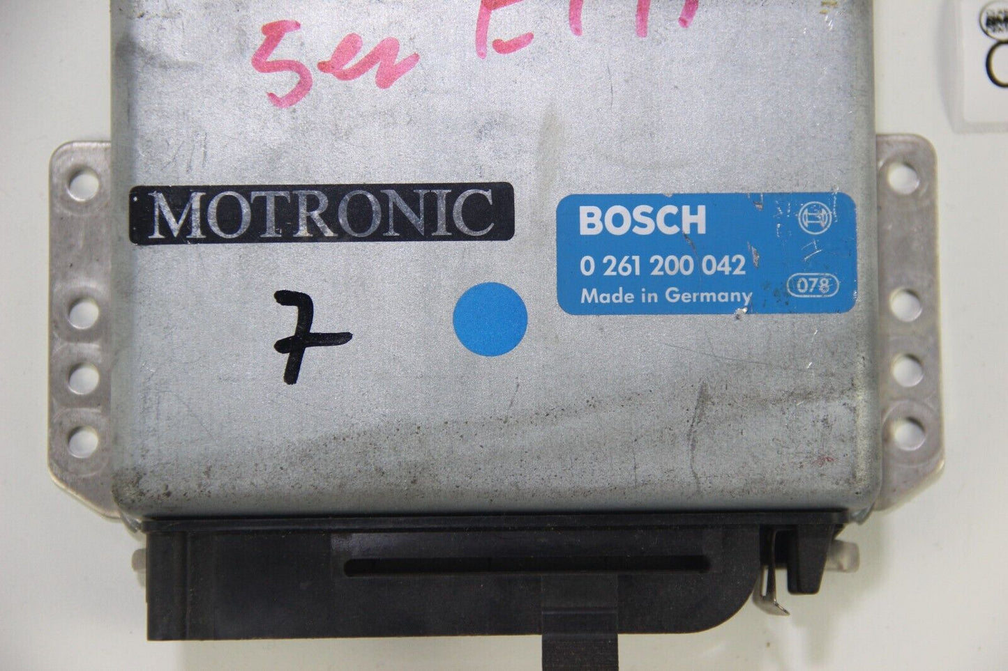 Original BMW E30 E28 ETA M30b27 Motorsteuergerät ECU 0261200042 Motor Steuerung