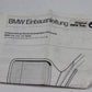Original BMW E30 Spiegelglas 51161938091 3er 316 318 320 325 M3 Side Mirror Glas
